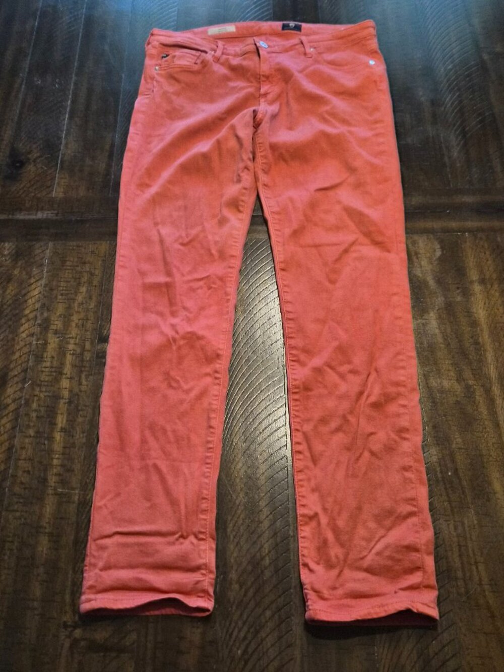 AG Adriano Goldschmied The Stilt Jeans Women's Size 32R Pink Cigarette Leg G965